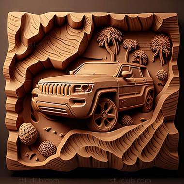 3D model Jeep Grand Cherokee (STL)